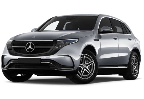 Transport with premium EV Mercedes EQC